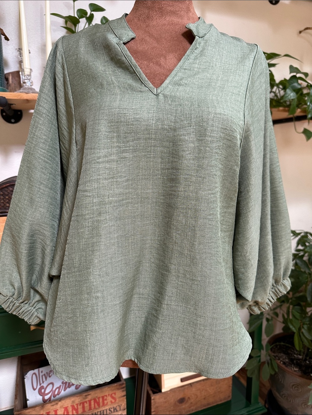 Batwing Style Blouse